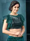 Mohmaya Latest Designer Heavy Thread Cord And Sequins Embroidery Tassel Work Party Wear Indo Western Lehenga Collection